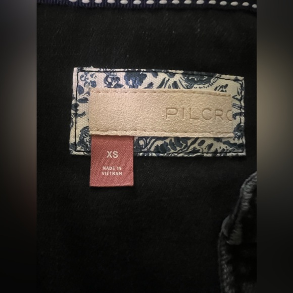 Anthropologie Pilcro Tulle & Denim Shirt Dress - Picture 14 of 15